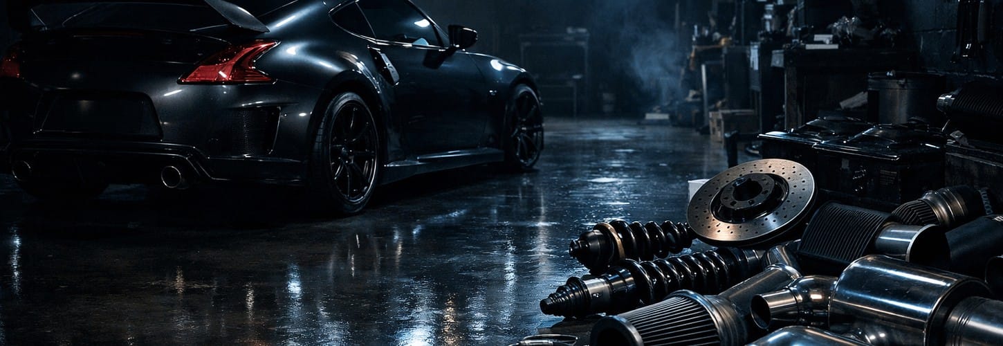 Quality aftermarket auto parts background